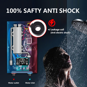 Scaldabagno Elettrico Istantaneo <span class=keywords><strong>a</strong></span> Parete da 8500W per Hotel e Casa, in Plastica, con Controllo Touch, <span class=keywords><strong>a</strong></span> Risparmio Energetico - Product Image 5