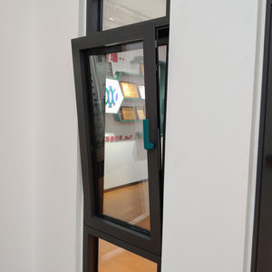 กระจกนิรภัยสองชั้นเคลือบต่ำกันเสียงกรอบอลูมิเนียมแบบเอียงและเปิดหน้าต่างตามสั่งผู้ผลิต - Product Image 2