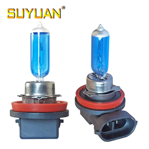Lâmpada de halogêneo automática, de alta qualidade, h11, 12v, 55w, com cor super branca