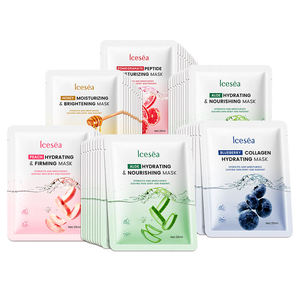 Fabricant OEM ODM, marque privée, masque facial nourrissant et hydratant Icesea Fruit Series Aloe Peach Blueberry Pomegranate - Product Image 6