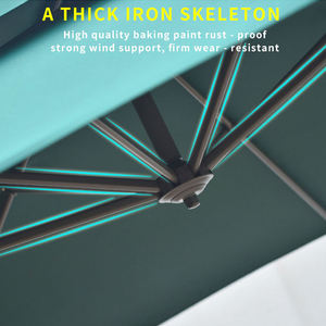 Sombrilla de Patio Exterior Romana de Diseño FEAMONT, Tejido Impermeable y Resistente con Impresión UV para Cervecería, Playa de Hawái - Product Image 4