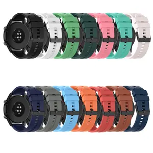 Eraysun सिलिकॉन घड़ी बैंड के लिए Huawei Huawei के लिए घड़ी कलियों 20mm 22mm रबर Wristband घड़ी 3 प्रो नई