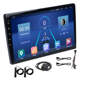 เครื่องเล่นวิดีโอระบบแอนดรอยด์<span class=keywords><strong>4</strong></span> + 64G สำหรับรถยนต์วิทยุระบบแอนดรอยด์หน้าจอสัมผัส9นิ้วเครื่องเล่นมัลติมีเดียติดรถยนต์ GPS แบบ2 DIN - Product Image 1
