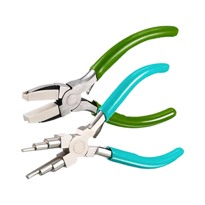 Laviemot מיני פלדה תכשיטים עשיית כלי 6 מחשבים לערבות פלייר בליעה ערימה עגיל גומי ידית 6 אורך הלסת - Product Image 4