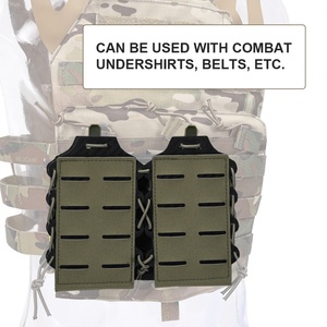 Sinairsoft - Bolsa Táctica Doble para Cargadores de Nylon y Poliéster Personalizada de Alta Calidad 5.56/7.62 Doble Molle - Product Image 4