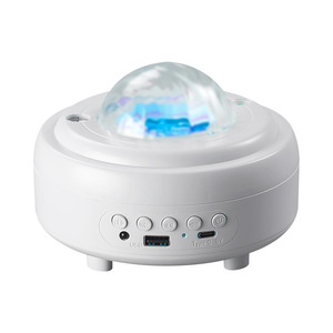 Northern <b>Lights</b> Starry Sky Projector <b>Light</b> Bluetooth Speaker Round USB Power Ambient Night <b>Light</b> For Room Decor - Product Image 5
