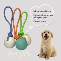 Balle de traction portable et durable pour chien avec poignée, jouets à mâcher pour animaux de compagnie en gros, pour mâcheurs vigoureux, grandes races, robustes