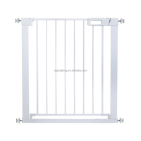 Barrière de sécurité pour enfant, barrière pour bébé, installation facile, clôture transparente en PVC pour animaux domestiques, fixation par pression, sans perçage, barrière de sécurité pour bébé pour les ouvertures de portes intérieures, les escaliers