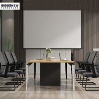 Ensemble de bureau de direction design Mobilier de bureau moderne en MDF Bureau de direction en forme de L Table de travail du directeur