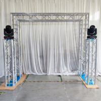Système de treillis de support pour écran LED, éclairage et sonorisation professionnel en aluminium pour DJ, pour événements, mini treillis à raccord rapide, pour usage intérieur