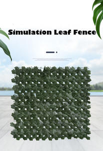 Valla de setos artificiales y decoración de hojas de vid de <span class=keywords><strong>hiedra</strong></span> falsa para decoración al aire libre Valla de privacidad de <span class=keywords><strong>hiedra</strong></span> <span class=keywords><strong>artificial</strong></span> - Product Image 2