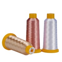 Benang Bordir Sakura Brand High Tenacity Eco-Friendly Filament Soft Light Mercerized 120D/2 (100% Rayon) 512 Warna Mesin