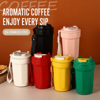 Vente en gros de gobelets isothermes portables en acier inoxydable 316, 420 ml, tasse à café isolée, cadeaux d'affaires