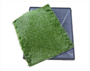 Vaso sanitário para animal de estimação, grama artificial para cachorros e gatos, com bandeja, 3 peças - Product Image 2