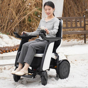 <span class=keywords><strong>Fauteuil</strong></span> <span class=keywords><strong>roulant</strong></span> électrique de qualité médicale, moteur puissant de 600 W, autonomie de 20 km, batterie au lithium, siège en maille respirante pour hôpital, maison de retraite - Product Image 3