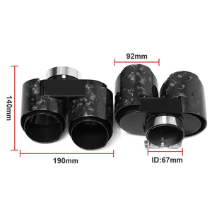 Silenciador de escape de fibra de carbono para coche, tubo de escape para <span class=keywords><strong>BMW</strong></span> G20 G21 G22 G26 <span class=keywords><strong>320i</strong></span> 325i 330i 340i 330e 420i 425i 430i - Product Image 6