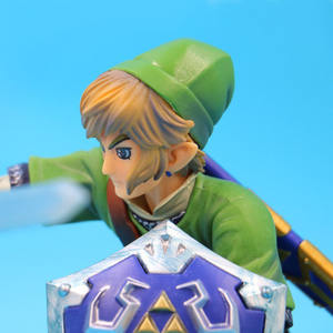 Haute Qualité 20cm Skysword Debout Posture Courageux Quatre Épéiste Lien Anime Chiffres Décoration Intérieure Poupée Modèle Cadeau - Product Image 5