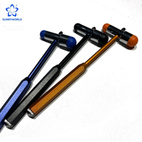 Metal Multifunctional Percussion Hammer Double-headed Nerve Diagnosis and Nursing Hammer Plastic Medical Hammer