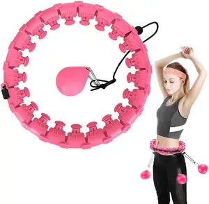 Smart Weighted Fitness Hula Ring Hoop Gym Equipment With Ball