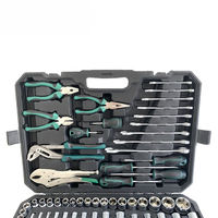 Jeu de clés à douille professionnelles 131 pièces, jeu de clés à cliquet, boîte à outils pour mécaniciens, clés pour réparation automobile