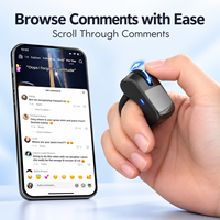 Souris sans fil avec pavé tactile, contrôle au doigt, récepteur USB pour Mac, Windows, ordinateur portable, smartphone