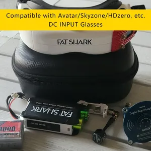กล่องใส่แบตเตอรี่ลิเธียมไอออน Fatshark 74V 18650 รุ่น V2 สำหรับแว่น FPV Dominator FSV1814 <span class=keywords><strong>HD2</strong></span>/HD3 โดรนควอดคอปเตอร์ - Product Image 5