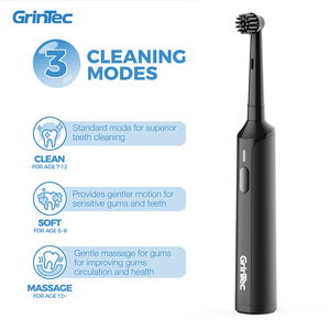 <span class=keywords><strong>Cepillo</strong></span> de <span class=keywords><strong>dientes</strong></span> eléctrico para niños barato alimentado por batería, resistente al agua, 360, cabezal redondo giratorio, <span class=keywords><strong>cepillo</strong></span> de <span class=keywords><strong>dientes</strong></span> oscilante - Product Image 2