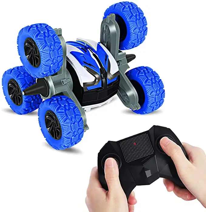 Voiture amphibie RC pour enfants 2.4 GHz, 6 roues télécommandées, bateau étanche RC Monster Truck Stunt, voiture cadeaux pour filles et adultes 360