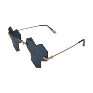 Excellent Quality Taiwan-Made Brass Frame <b>Sunglasses</b> - Fashion Novelty Glasses For Kids' Parties - Product Image 2