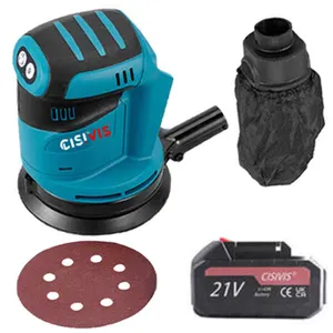 125mm Handheld Electric Wood Grinder & Drywall Sander 21V Battery Powered Polishing & Grinding ODM Customizable