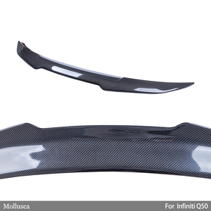 สปอยเลอร์หลังคาร์บอนไฟเบอร์ทรง PSM2 สำหรับ Q50 Q50S Q50L ปี 2013-2023 - Product Image 4