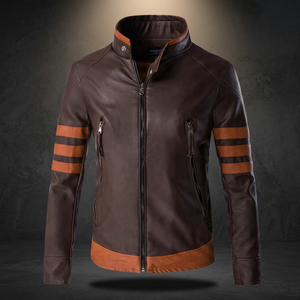 X-Men Origins Wolverine – Blouson de moto en cuir véritable, coupe ajustée, imperméable, respirant, séchage rapide, anti-UV, toutes saisons - Product Image 3