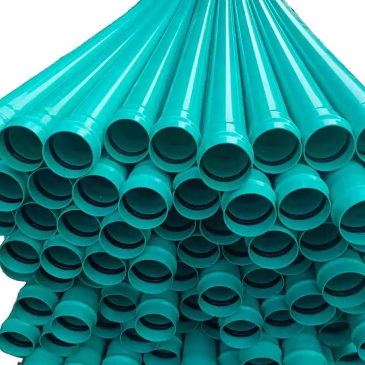 Wholesale High Pressure Deep Well PVC Casing Pipes For Water Supply 110mm PVC Slotted Plastic Tube