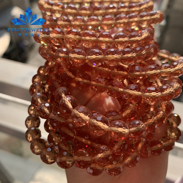 MOQ1 Bulk Sultanite Gemstone Prayer Bead Bracelet for Dynamic Color Change in Different Lighting Factory Wholesale Fast Delivery