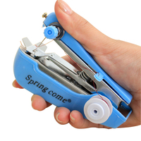 Mini máquina de coser de bolsillo portátil, multifuncional, 2019