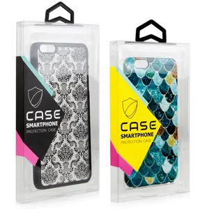 Hot Custom Accept OEM Plastic PVC Thickness Box Retail Cell Mobile Phone Cover Case Packaging Box