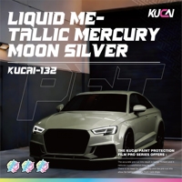 Film PVC de haute qualité à effet liquide métallique argent mercure brillant, changeant de couleur, pour covering de carrosserie automobile - Meilleure vente