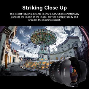 7Artisans 7.5mm F3.5 objectif <span class=keywords><strong>d</strong></span>'appareil photo reflex numérique APS-C à mise au point manuelle grand angle pour Canon EF-S T3I 77D 80D <span class=keywords><strong>Nikon</strong></span> F <span class=keywords><strong>D7500</strong></span> D90 - Product Image 3