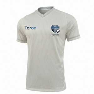 Club Custom Voetbaltenue Groothandel Voetbalshirt Nieuwste Club Heren Korte Mouw Shirt Polyester Design Voetbalshirt - Product Image 1