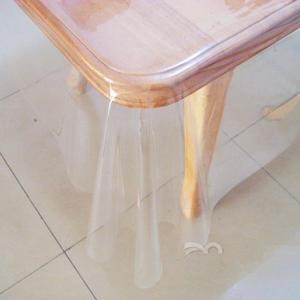Elaine Karen Classic Clear <strong>Plastic</strong> <strong>Table</strong> Cover Protector 100% Waterproof Heavy Duty Vinyl 54" X 72" Rectangle <strong>Dining</strong> <strong>Table</strong> - Product Image 4