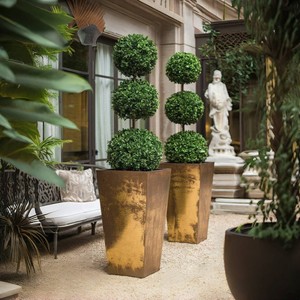 Arbres artificiels en <span class=keywords><strong>buis</strong></span>, boules d'herbe artificielles, arbres en spirale coniques pour <span class=keywords><strong>la</strong></span> décoration intérieure et extérieure - Product Image 4