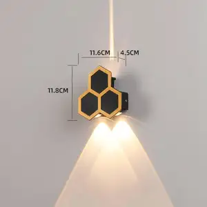 Lead The Industry-conos de luz de pared, proveedor dorado