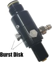Mejore su juego de paintball con 4500psi Entrada Regulador PCP 2200psi Salida