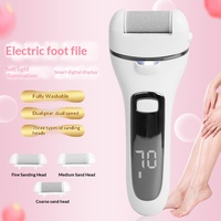 Machine de pédicure électrique JY, lime à pieds et ponceuse pour la peau - Rechargeable et branchable, garantie 1 an, élimine les peaux mortes
