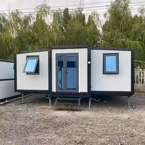 Prefab Mobile Portable Expandable Prefab Container Homes Luxury Foldable Tiny Prefabricated House 20Ft With 2 Bedroom