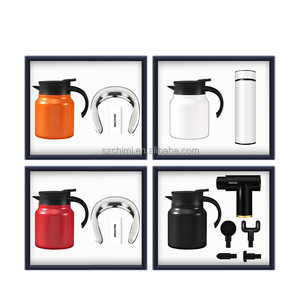 Artículo Promocional Productos de Año Nuevo Chino 2023 Regalo Promocional Juego de Regalo de Jarra de Vacío de 1L y Pistola de Masaje - Product Image 4