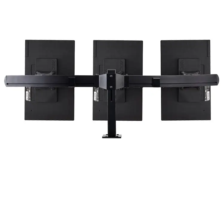 Think Wise BL301 Triple Gaming Monitor Arm Stand Best Standing Computer 32" Monitor Mount Desk Mount Arm Stand