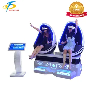 Skyfun 9D VR telur bioskop vr simulator peralatan realitas virtual untuk dijual