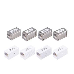 <strong>Premier</strong> Cable Metal Housing Shielded Gold-plated Copper <strong>Contacts</strong> Female Female RJ45 Cat6a Inline Gigabit Network Coupler Module - Product Image 1