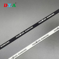 Accessoires pour vêtements Hoodies Pantalons Ruban décoratif pour vêtements à chevrons Logo doux imprimé Sangle en nylon pour t-shirt Neck Tape